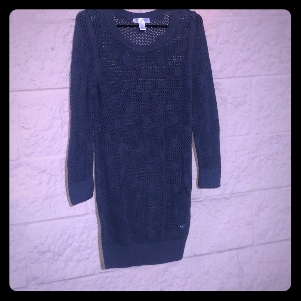 Knitted style sweater, gray in color (maturity)